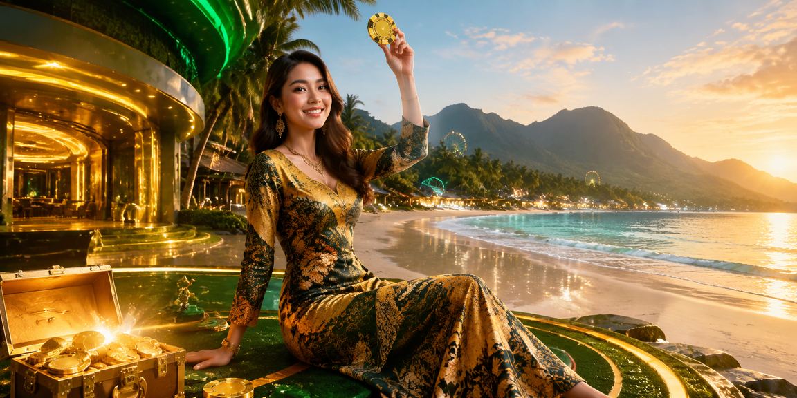 Hiburan kasino bergaya batik di Langkawi Malaysia