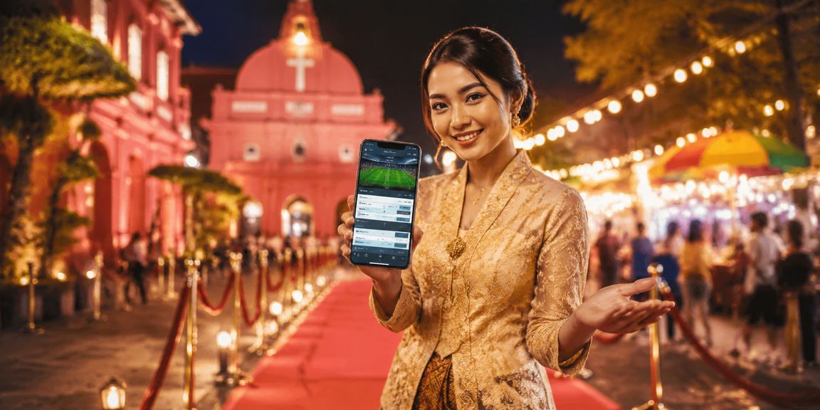 Pertaruhan sukan bergaya kebaya di Melaka Malaysia